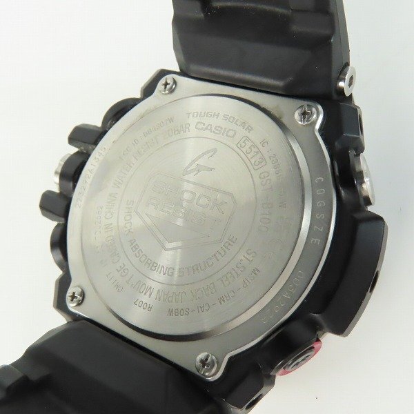 G-SHOCK/Gショック G-STEEL/Gスチール Bluetooth搭載 タフソーラー タフネスクロノグラフ GST-B100-1AJF /000の画像4