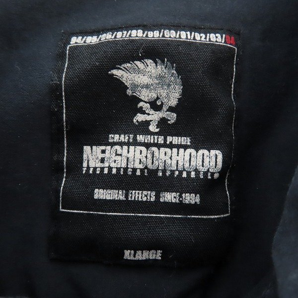 ☆NEIGHBORHOOD/ネイバーフッド ジップアップ 半袖 ワークシャツ TSNH-SH02 /XL /LPL_画像3