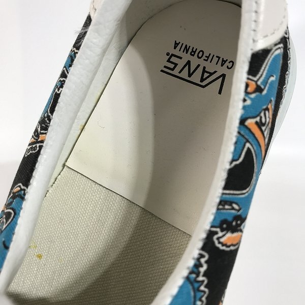 VANS/バンズ ERA/エラ 2005年復刻モデル 恐竜柄 VAN DOREN ローカットスニーカー 5205399/9.5 /080_画像5