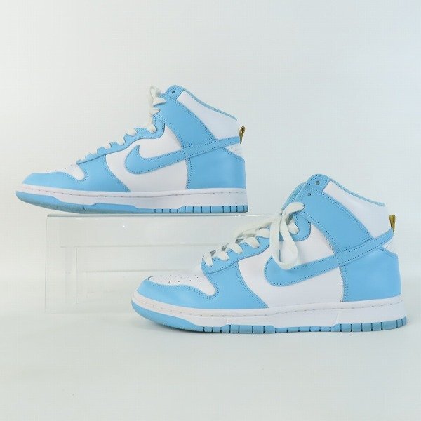 NIKE/ナイキ DUNK HI RETRO BLUE CHILL/ダンク ハイ レトロ ブルー チル DD1399-401/27 /080_画像4