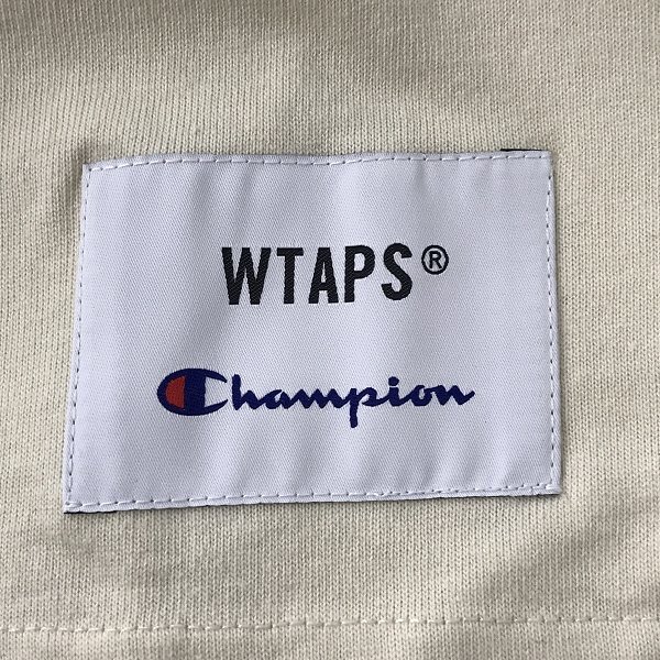 ☆【未使用】WTAPS×Champion/ダブルタップス×チャンピオン ロングスリーブ Tシャツ C8-U421/XL /000_画像6