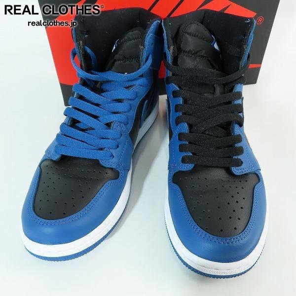 NIKE/ナイキ AIR JORDAN 1 RETRO HIGH OG Dark Marina Blue エアジョーダン1 555088-404 27.0 /080_詳細な状態は商品説明内をご確認ください。