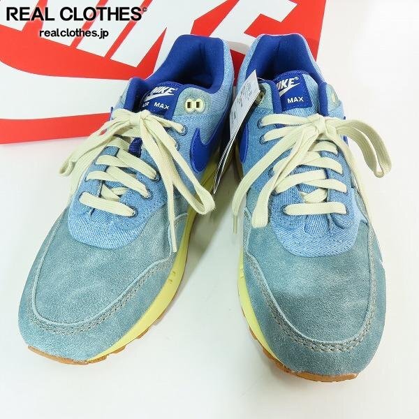 【未使用】NIKE/ナイキ AIR MAX 1 PRM DIRTY DENIM エアマックス1 DV3050-300 27.5 /080_詳細な状態は商品説明内をご確認ください。