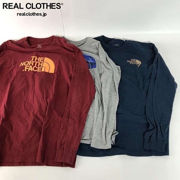 【おまとめ】THE NORTH FACE/ノースフェイス 長袖Tシャツ/ロンT/カットソー/M /060_詳細な状態は商品説明内をご確認ください。