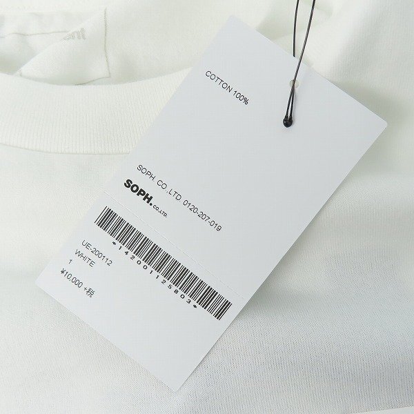 ☆【未使用】uniform experiment/ユニフォームエクスペリメント Tシャツ ホワイト UE-200112/1 /LPL_画像4