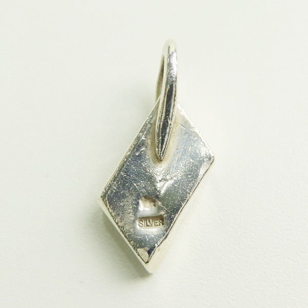  city pine /...... shape necklace SILVER/ silver pendant top /LPL
