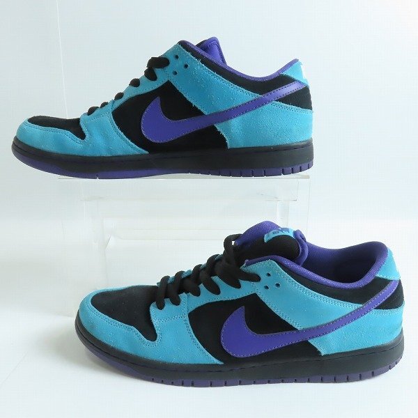 Nike/ Nike SB Dunk Low Pro \'Skeletor\'/es Be Dunk rope roBlack Varsity Purple Baltic Blue 304292&#x2011;020/29 /080