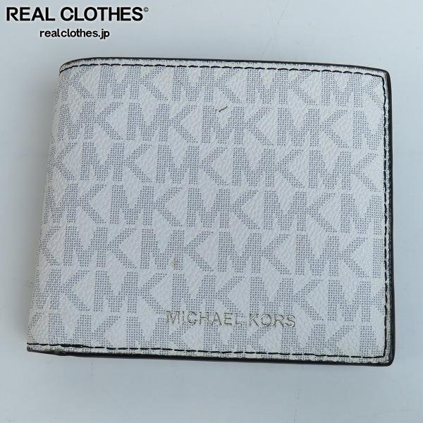 MICHAEL KORS/マイケルコース シグネチャー ロゴ 二つ折り財布/ウォレット /LPL_詳細な状態は商品説明内をご確認ください。