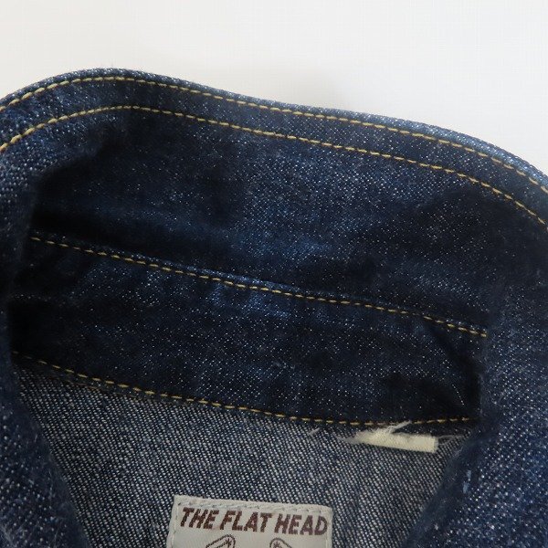 ☆THE FLAT HEAD/フラットヘッド デニムシャツ 7001/40 /060_画像6