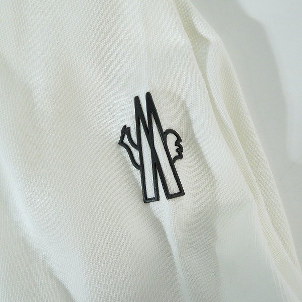 ☆MONCLER/モンクレール T-SHIRT MANICA CORTA ラバーロゴ 半袖Tシャツ XS /LPLの画像6