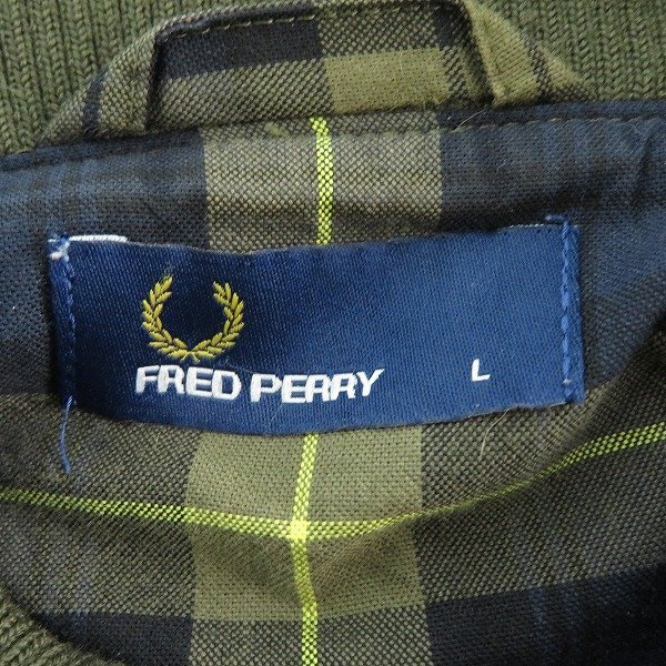 ☆FRED PERRY/フレッドペリー MA-1 ローレル染めボンバージャケット F2553 L /080_画像3