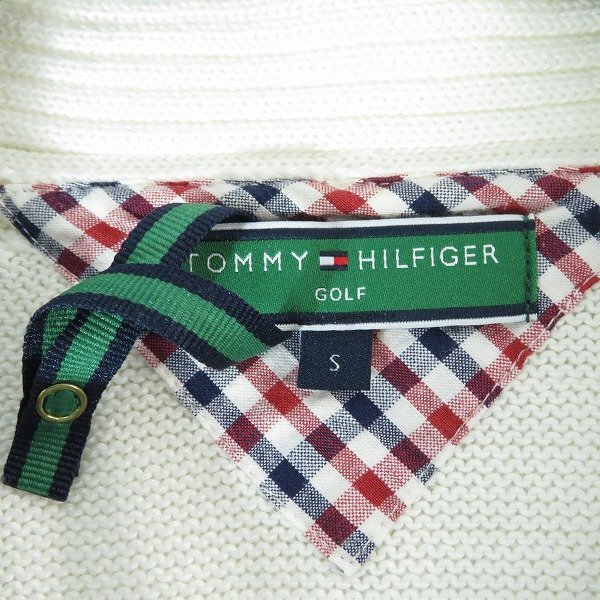 ☆TOMMY HILFIGER GOLF/トミーヒルフィガーゴルフ ニットカーディガン/S /000_画像3