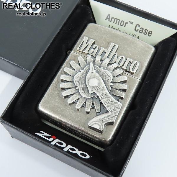 ZIPPO/ジッポー Marlboro/マルボロ 日本上陸50周年記念モデル 世界150個限定 Spur/アーマーケース 2022年製 /000の画像1