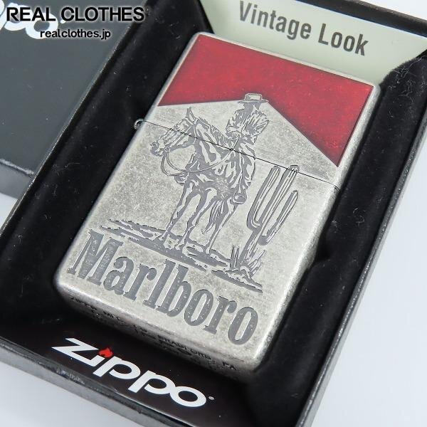 ZIPPO/ジッポー Marlboro/マルボロ 日本上陸50周年記念モデル 世界50個限定 Marlboro Man #3 デザイン 2022年製 /000の画像1