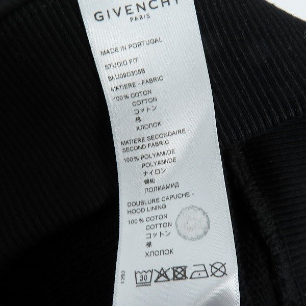 ☆【JPタグ】GIVENCHY/ジバンシィ シップポケット 素材切替 スウェットプルオーバーパーカー BMJ09D305B/S /060_画像5