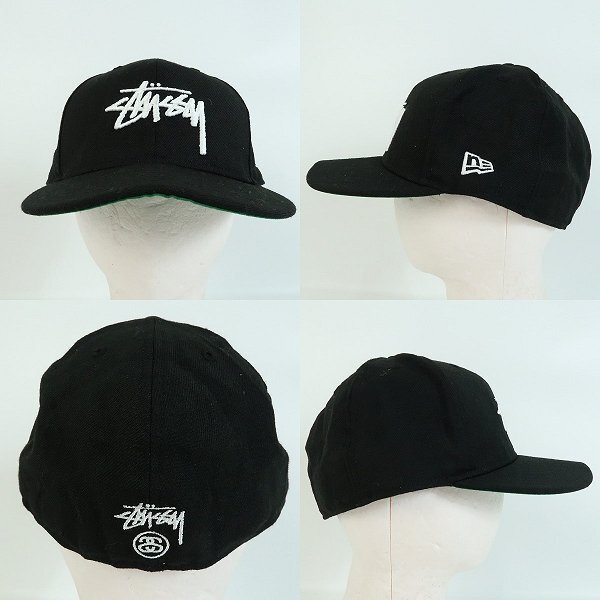 STUSSY×NEW ERA/ステューシー×ニューエラ ベースボールキャップ/帽子 7-1/2 /000_画像2