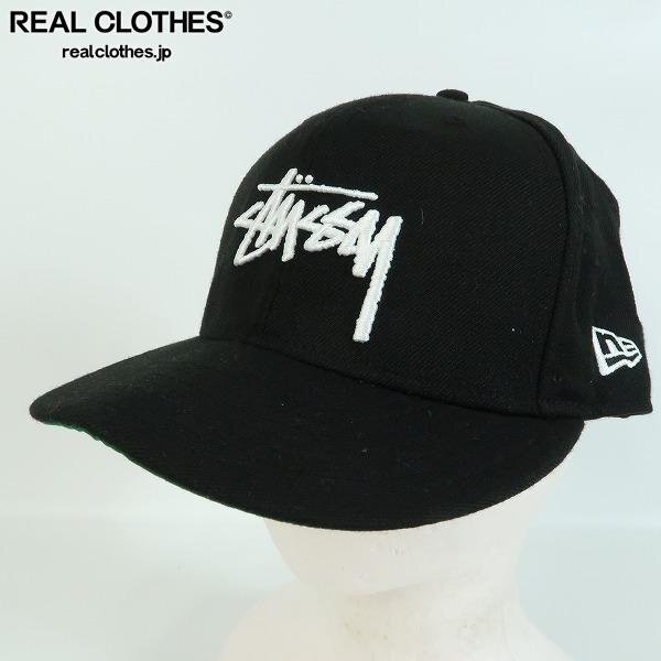 STUSSY×NEW ERA/ステューシー×ニューエラ ベースボールキャップ/帽子 7-1/2 /000_詳細な状態は商品説明内をご確認ください。