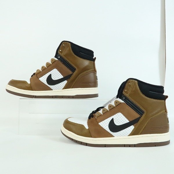 NIKE/ Nike AIR FORCE 2 ESCAPE WHITE/BLACK-GREENEND BROWN Air Force 624006-101/30 /080