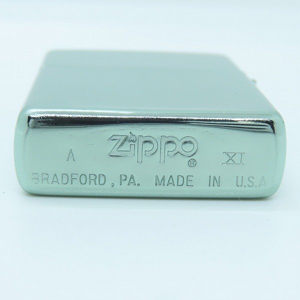 ZIPPO/ジッポー プレーン グリーン鏡面加工 1995年製 /LPL_画像3