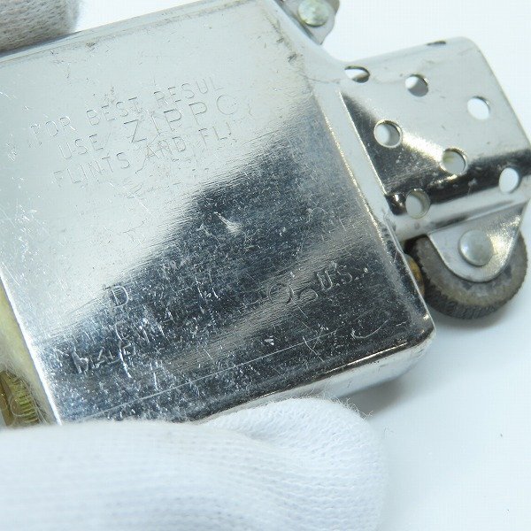 ZIPPO/ Zippo -USS MOBILE BAY CG-53 mud black processing 1991 year made /LPL