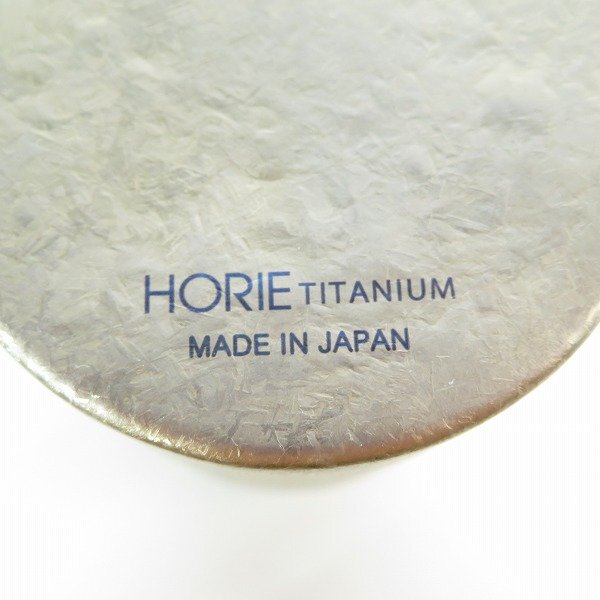 HORIE/ホリエ 新潟県 チタン2重タンブラー 窯創り ライト ゴールド 270ml /000の画像5