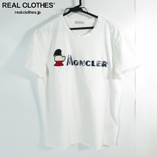 ☆【JPタグ】MONCLER/モンクレール MAGLIA T-SHIRT/Tシャツ カットソー グレー E10918041850 8390T/L /LPLの画像1