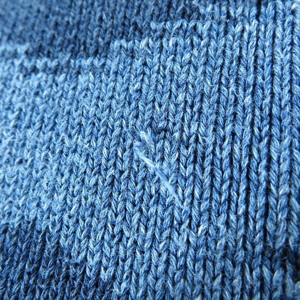 ☆H.R.MARKET/ハリウッドランチマーケット indigo dye セーター/3 /060_画像6