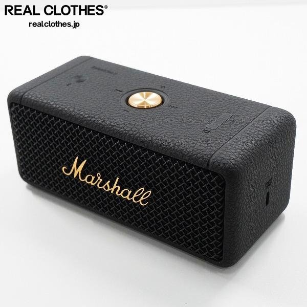 Marshall/マーシャル 1006234 EMBERTON II BLACK Bluetooth ワイヤレス ポータブルスピーカー 動作確認済み /000の画像1