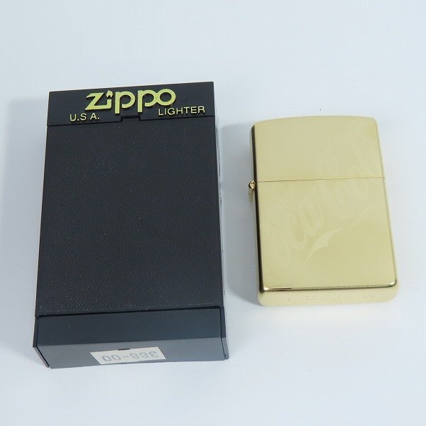 ZIPPO/ジッポー コカ・コーラ ロゴ ゴールド 2003年製 /LPLの画像8