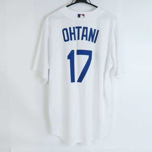 ☆【未使用】NIKE/ナイキ MLB ロサンゼルス ドジャース #17 大谷 翔平 レプリカユニフォーム T770-LDWH-LD7-S14/L /LPL_画像2