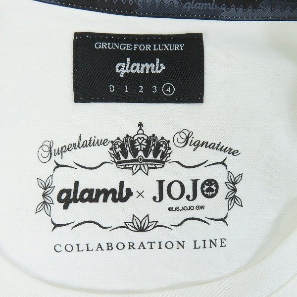 ☆【未使用】glamb/グラム ジョジョの奇妙な冒険 Giorno Giovanna T ジョルノ・ジョバァーナ Tシャツ/GB0318/JJ01/4 /LPL_画像3