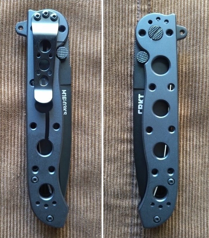 CRKT 折りたたみナイフ スピアー ブラック M16-03KSの画像6