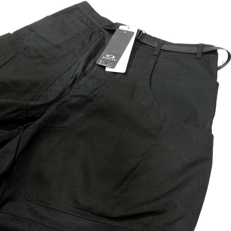 新品 定価12,100円 オークリー ツールボックスパンツ XL(85-90cm) 黒 FGL TC TOOL BOX PANTS 撥水 アウトドア OAKLEY メンズ【2698】_画像9