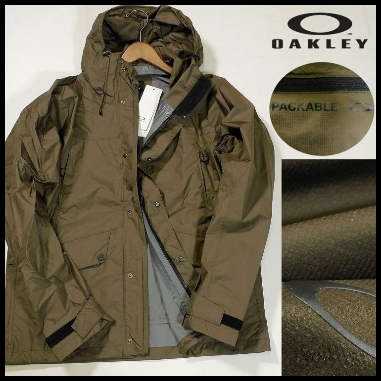  new goods Oacley pa Cub ru shell jacket L water-proof light weight . manner Golf outdoor sport mountain parka OAKLEY men's [2686]