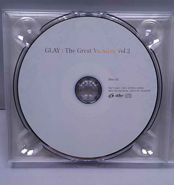 CD★GLAY The Great Vacation Vol.2 3CD+2DVD 初回限定盤 専用BOX付き_画像5