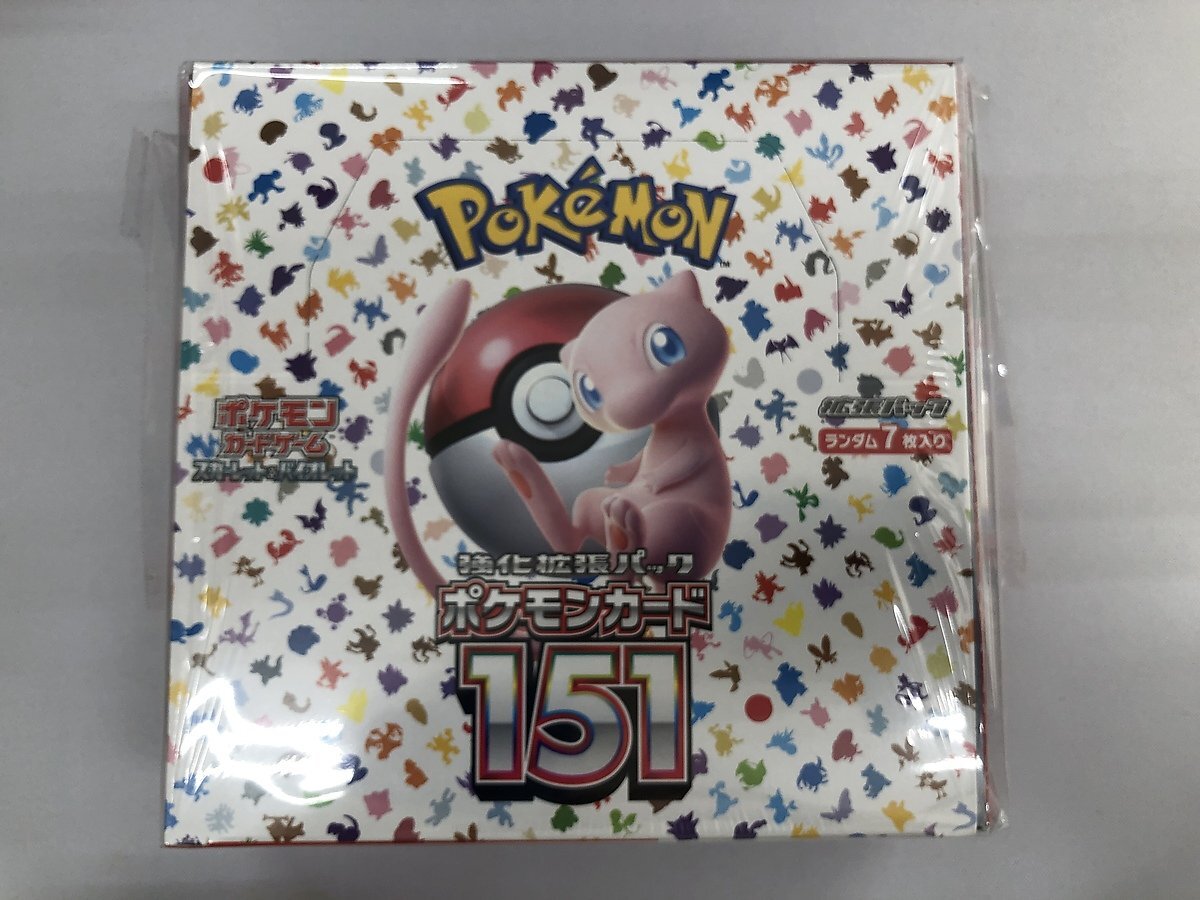 【1円～】【シュリンク未開封】ポケモンカードゲーム 151 BOX ポケカ_画像1