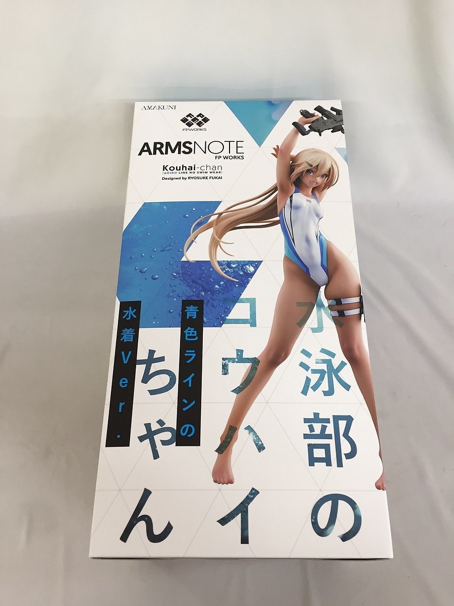 [ beautiful goods ]ARMS NOTE swim part. kou high Chan blue color line. swimsuit Ver. hobby Japan AMAKUNI