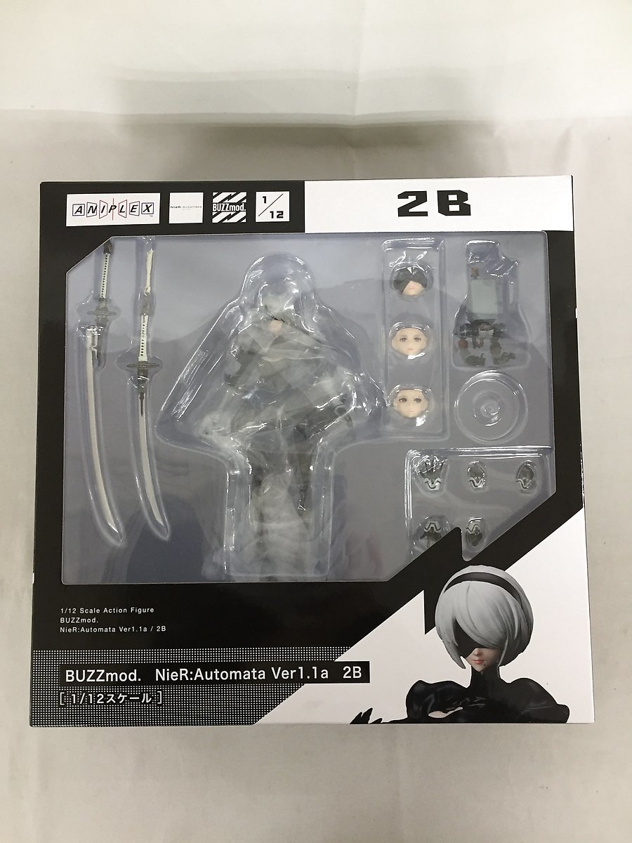 BUZZmod. 2B 「NieR：Automata Ver1.1a」 1/12 アクションフィギュア_画像1