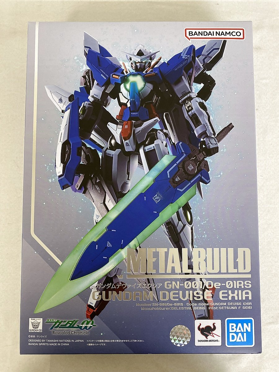 【未開封】METAL BUILD ガンダムデヴァイズエクシア 機動戦士ガンダム00(ダブルオー)_画像1