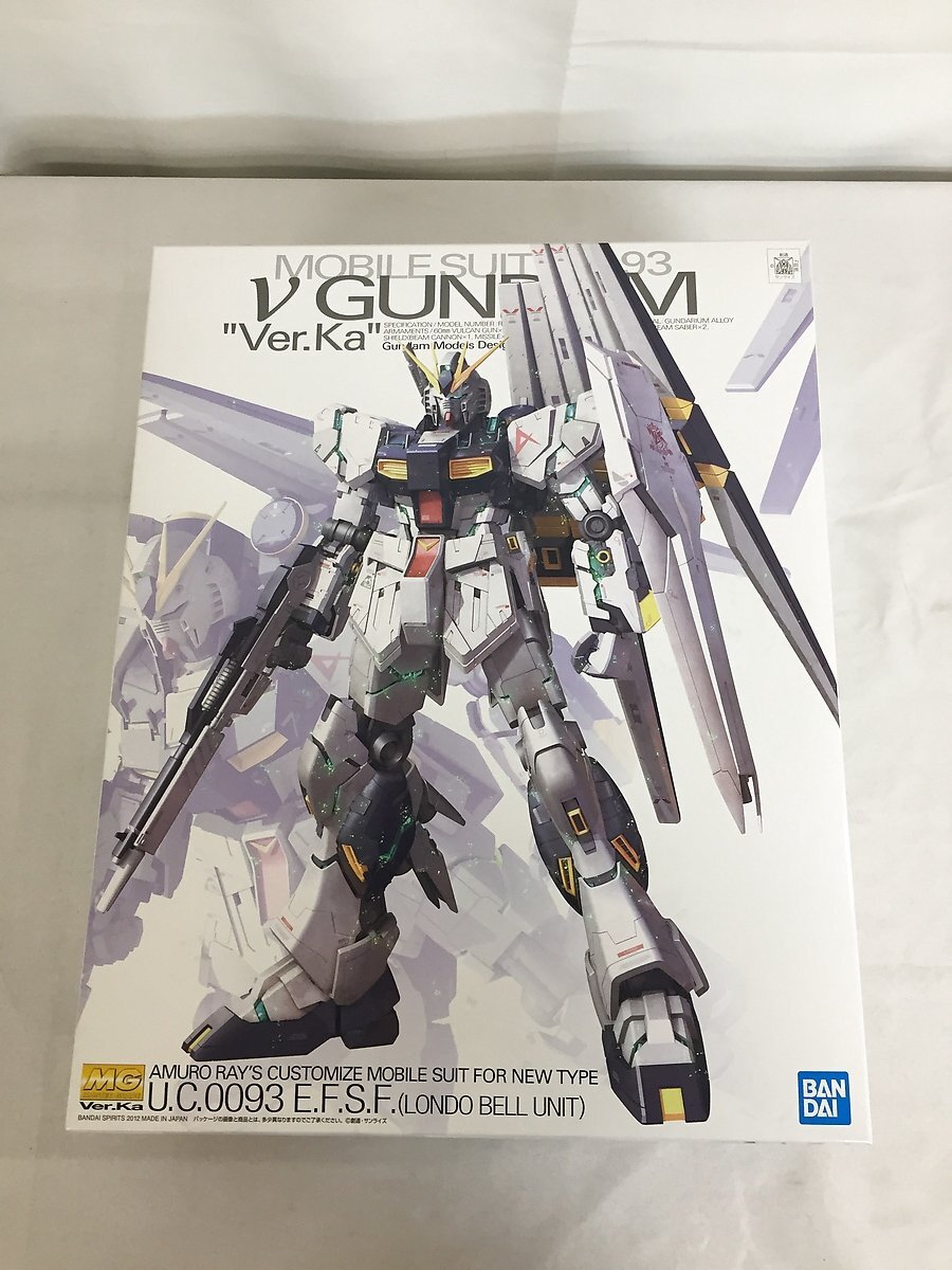 [1 jpy ~][ unopened ]MG new Gundam Ver.Ka Bandai master grade gun pra 1/100