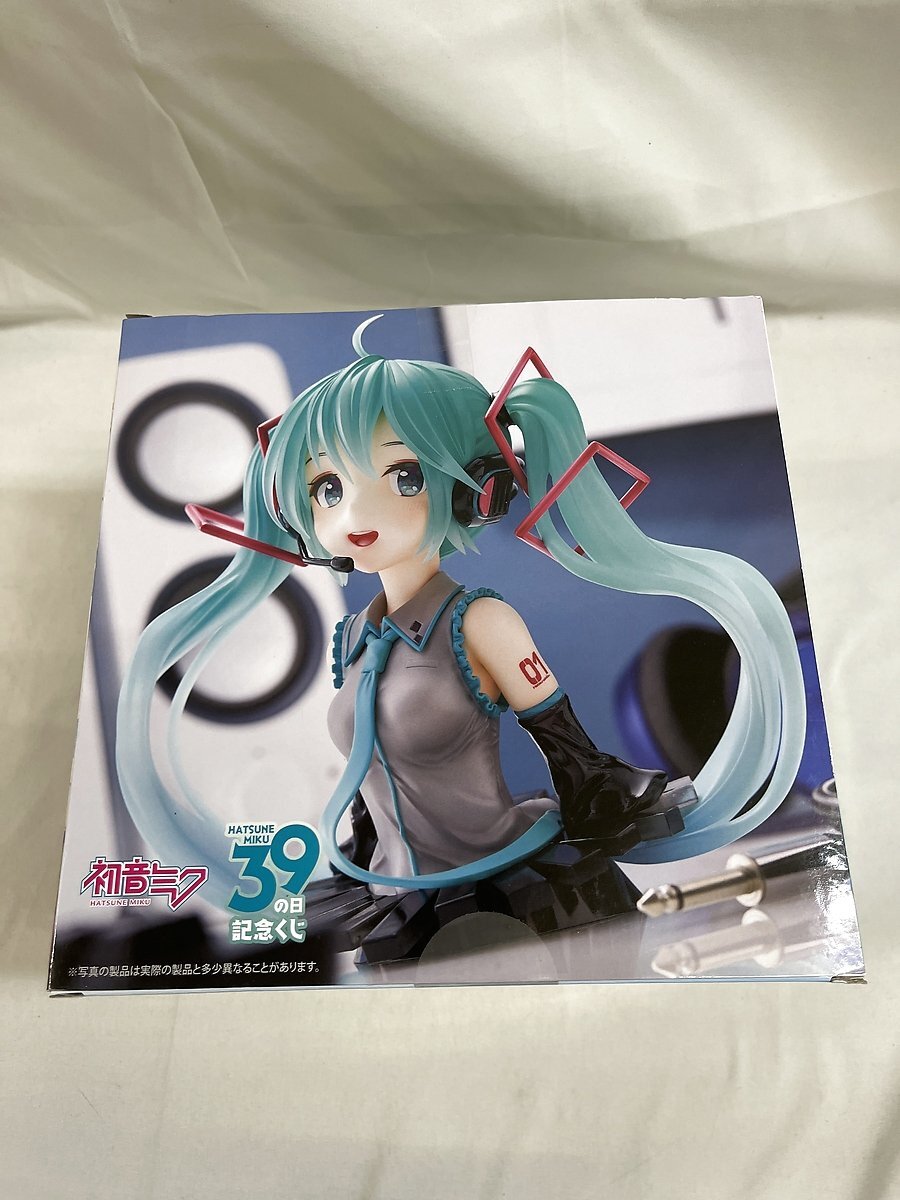 【1円～】初音ミク(藤ちょこ) タイトーくじ 初音ミク 39(ミク)の日 記念くじ A賞 胸像フィギュア 39の日_画像2