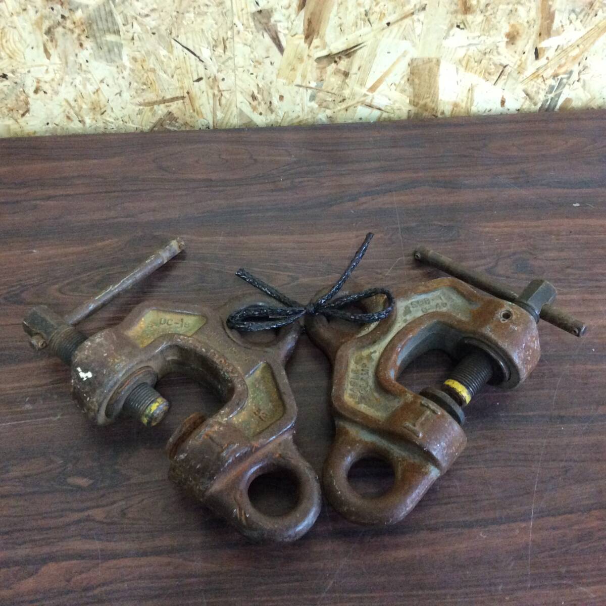 【TH-1721】中古品 EAGLE CLAMP イーグルクランプ ねじ式全方向クランプ SBB-1t 2台セット