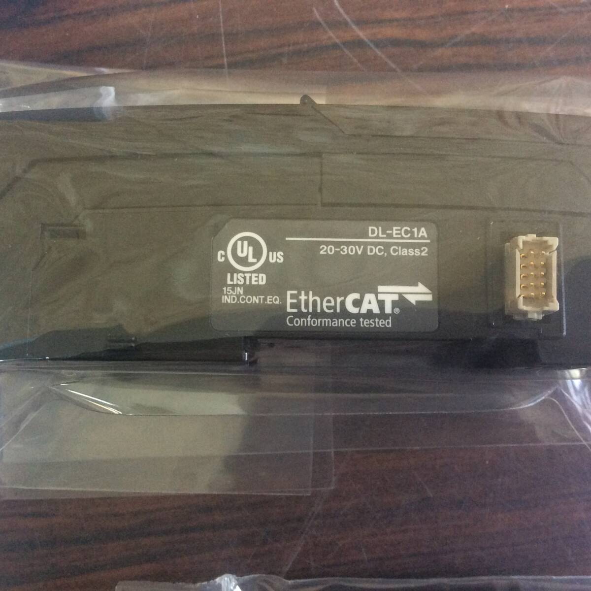 ●【TH-1783】ジャンク KEYENCE キーエンス EtherCAT 対応通信ユニット DL-EC1A 動作未確認【レターパックプラス可】の画像3