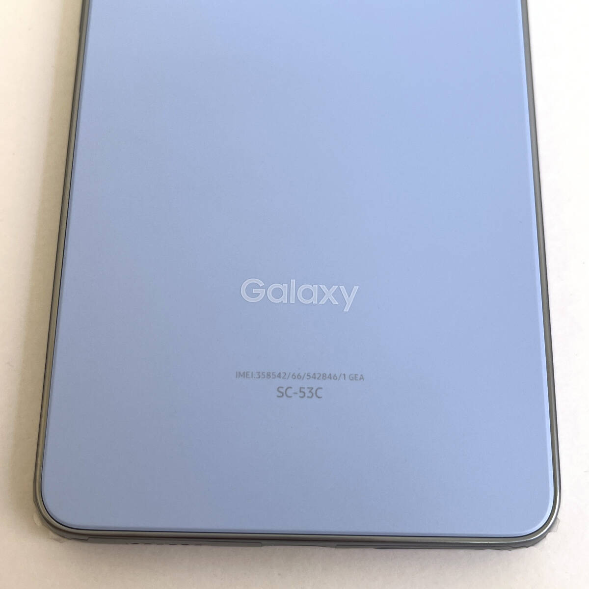 tu112 SAMSUNG Galaxy A53 5G SC-53C オーサムブルー ROM128GB RAM6GB ドコモ 利用制限〇 ※中古_画像5