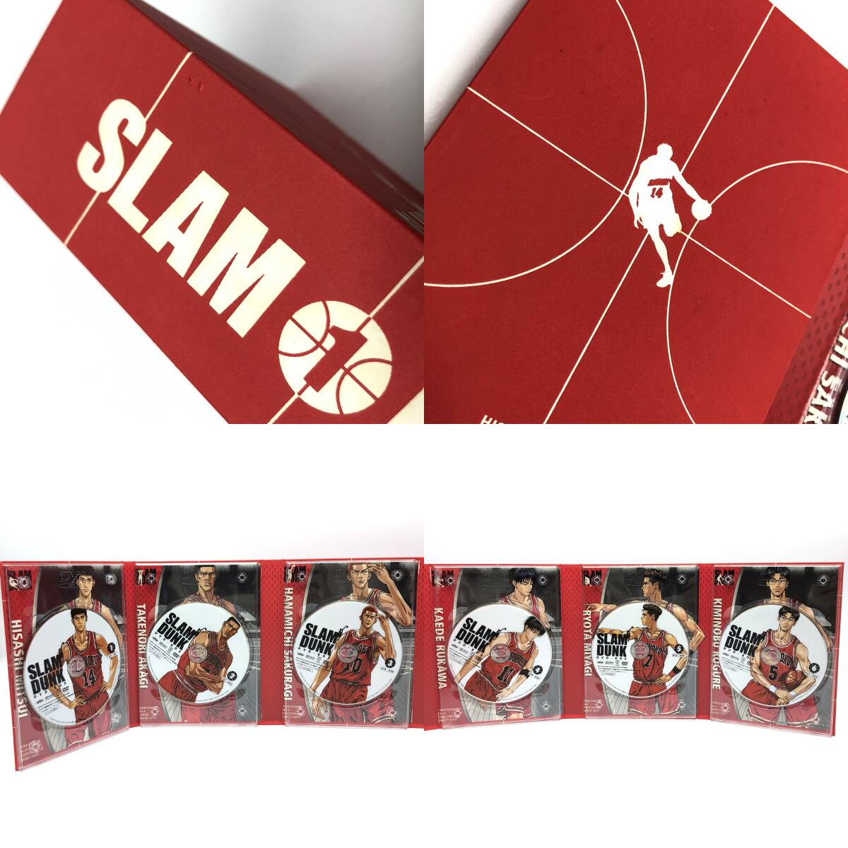 tu019 SLAM DUNK DVD-BOX 三井寿 背番号14 仕様 アニメDVD ※中古の画像3