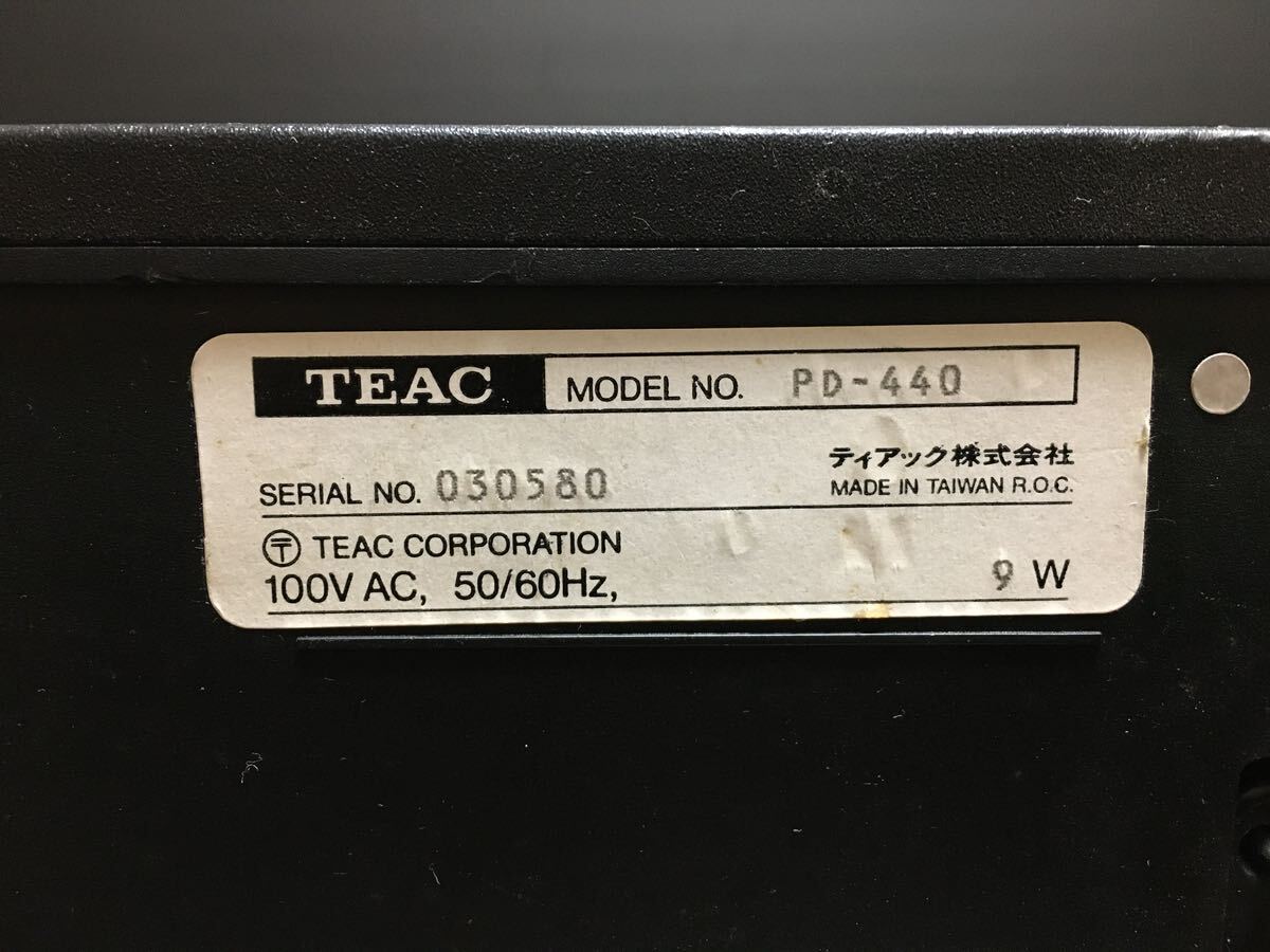 TEAK PD-440 CDプレイヤー_画像9