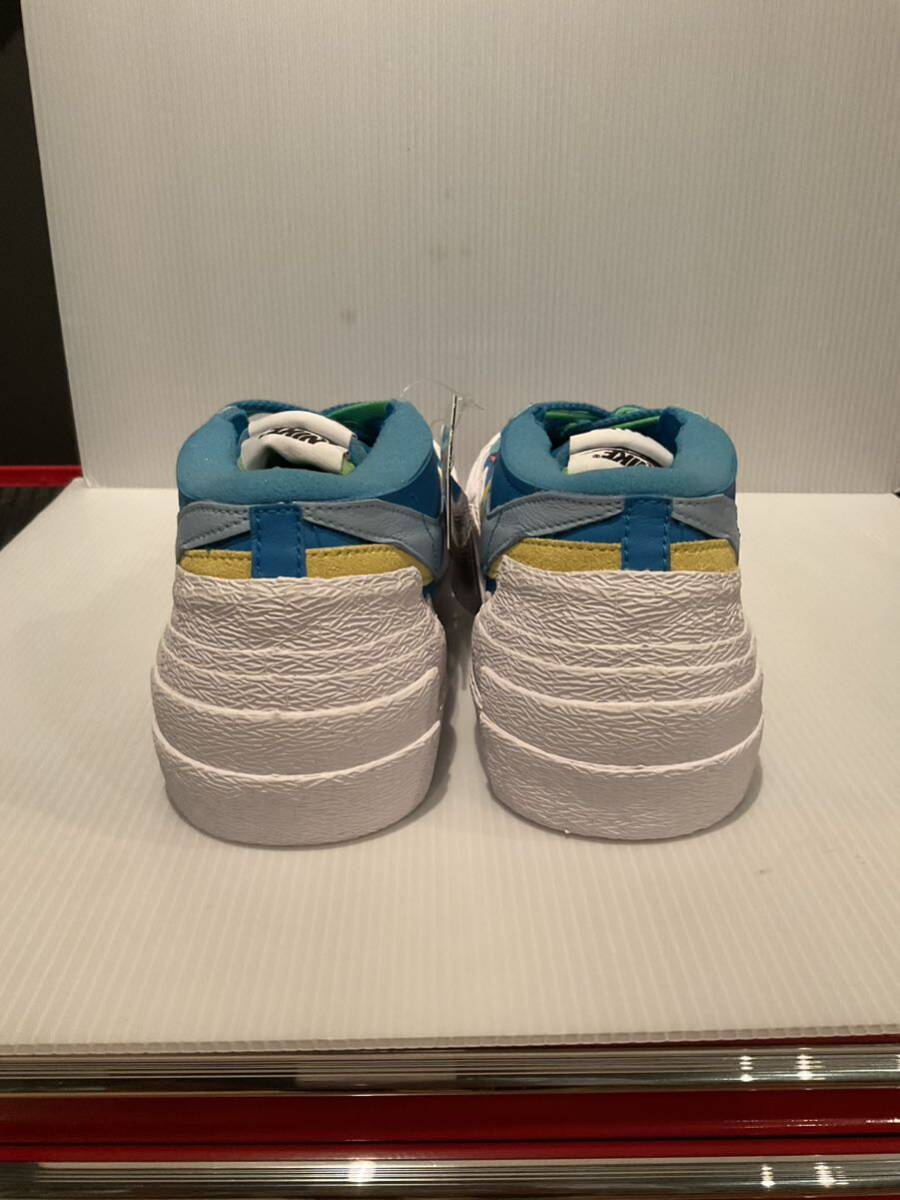 【新品】NIKE ナイキ Sacai サカイ KAWS カウズ【DM7901-400】BLAZER LOW ブレーザーロウ スニーカー 28cm 黒タグあり_画像7