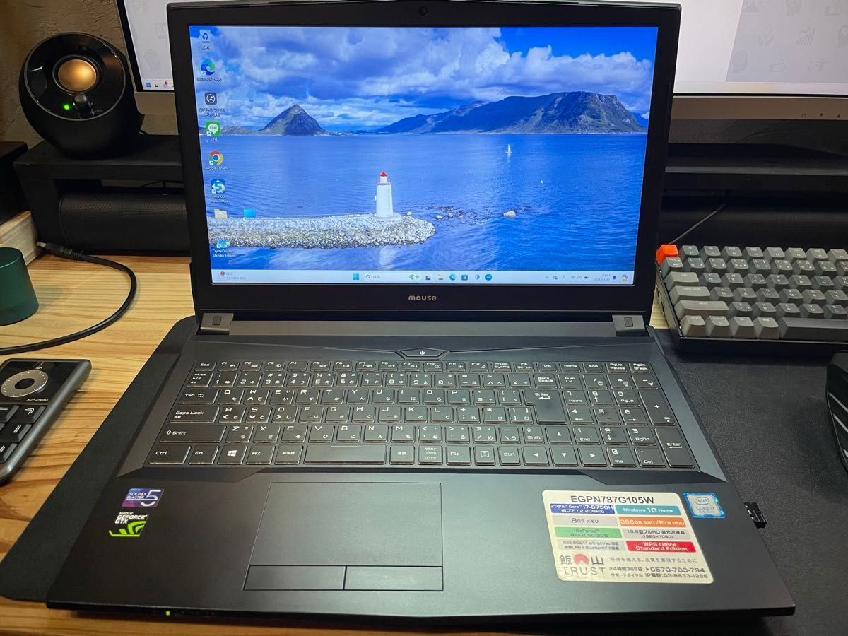 G-TUNE ゲーミングノートPC Intel  Corei7 8750H GTX1050 キーボード付