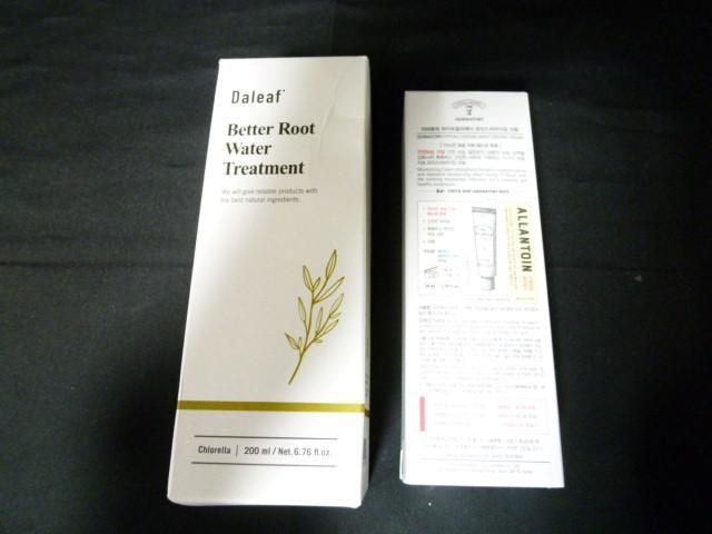 未使用 コスメ ALLANTOIN MOISUTURIZING CREAM Daleaf Better Root Water Treatment 2点セット_画像3