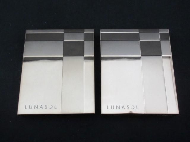 残9割 コスメ ルナソル LUNASOL スキンモデリングアイズ 02 ベージュ オレンジ 等 2点 アイシャドウ_画像3